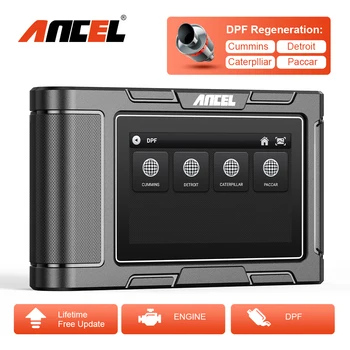 ANCEL HD3400 OBD2 12V/24V HD משאית סורק את כל מערכת קוד הקורא מנוע מנתח DPF התחדשות OBD משאית רכב כלי אבחון